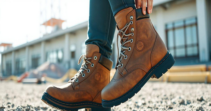 Bota feminina de seguran&ccedil;a do trabalho ideal