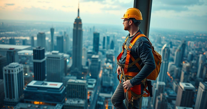 Cinto de seguran&ccedil;a para constru&ccedil;&atilde;o civil garante prote&ccedil;&atilde;o e seguran&ccedil;a no trabalho