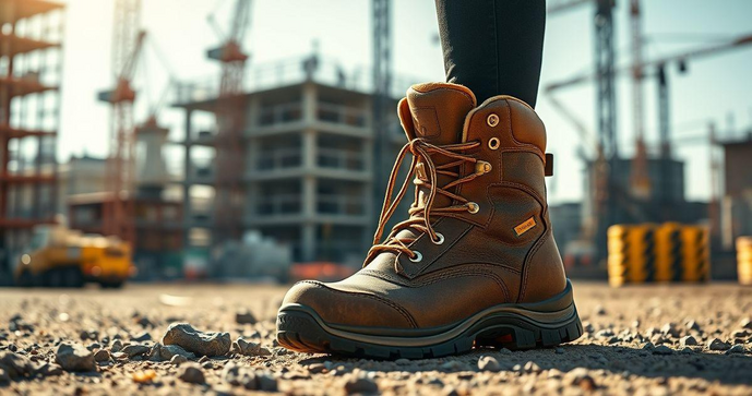 Bota feminina de seguran&ccedil;a do trabalho: conforto e prote&ccedil;&atilde;o para o dia a dia profissional
