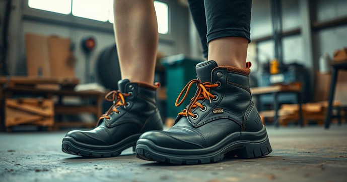 Sapato de Seguran&ccedil;a Feminino: Prote&ccedil;&atilde;o e Estilo