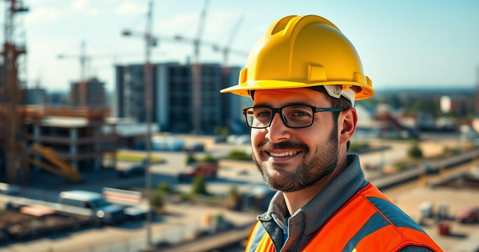 Capacete para engenheiro civil &eacute; essencial para seguran&ccedil;a e conforto no trabalho em obras