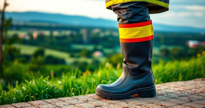Bota de Borracha EPI: Seguran&ccedil;a e Conforto para Trabalhos Externos
