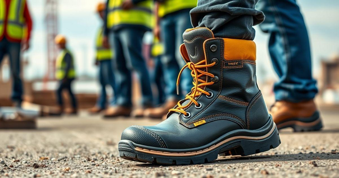 Bota epi bico de a&ccedil;o &eacute; essencial para seguran&ccedil;a no trabalho